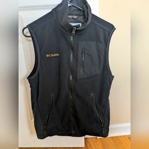Columbia Black Vest with Gold Logo (S)